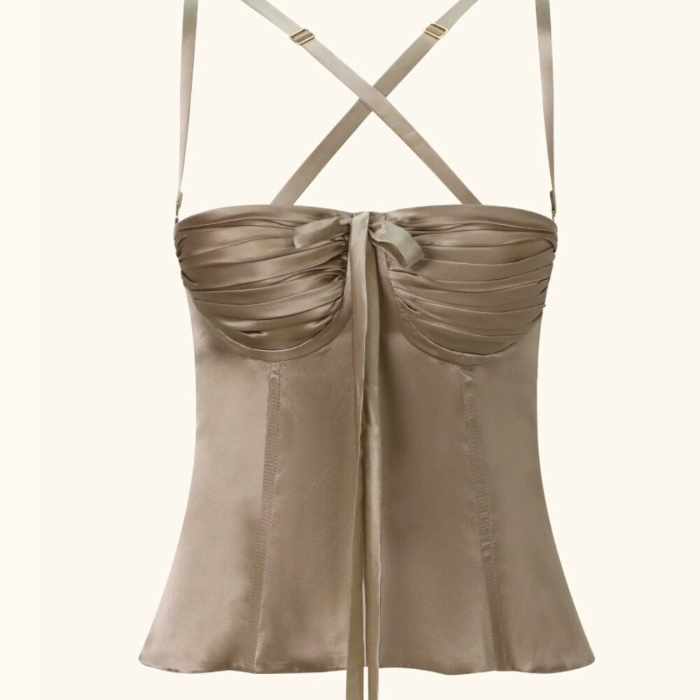 Idah Amira Bustier Dusk Pink - Brand New w/ tags